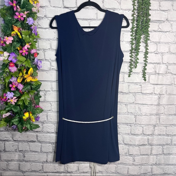 °🌼3/$30🌼Dream Beach Sleeveless Blue Mini Dress  Size XL - Picture 10 of 16